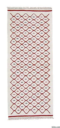 New Turkish kilim runner rug