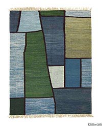 New Turkish kilim area rug
