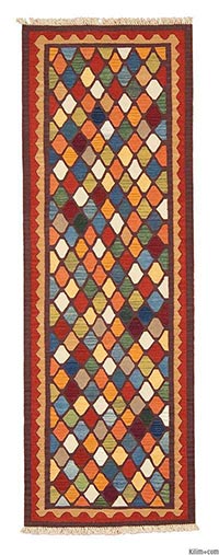 New Turkish kilim runner rug