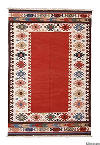 New Turkish kilim area rug