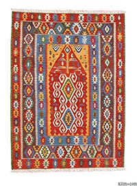 New Turkish kilim area rug