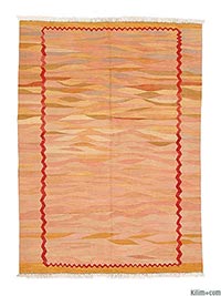New Turkish kilim area rug