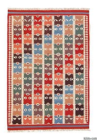 New Turkish kilim area rug