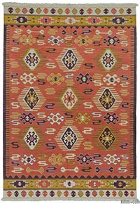 New Turkish kilim area rug