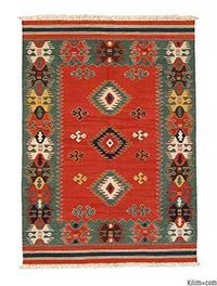 New Turkish kilim area rug