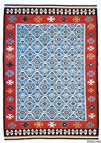 New Turkish kilim area rug