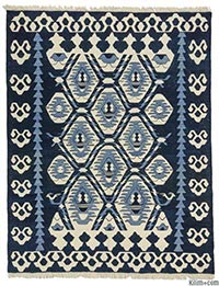 New Turkish kilim area rug
