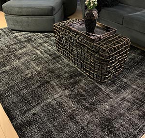 Over-dyed Turkish Vintage Rug