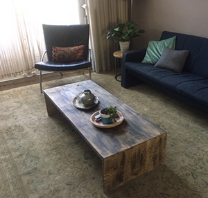 Beige Vintage Hand-knotted Oriental Rug