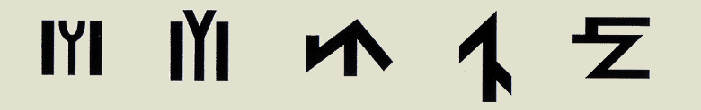 Family signs kilim motifs