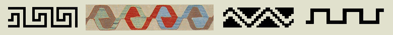 Running water kilim motifs