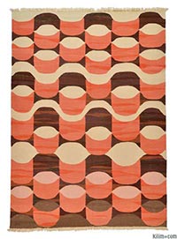 New Turkish kilim area rug