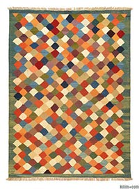 New Turkish kilim area rug