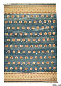 New Turkish kilim area rug