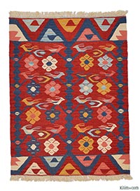 New Turkish kilim area rug