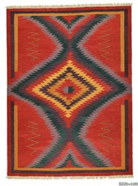 New Turkish kilim area rug