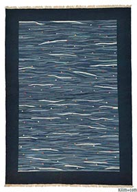 New Turkish kilim area rug