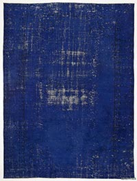 Over-dyed Turkish vintage rug