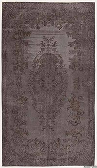 Over-dyed Turkish vintage rug