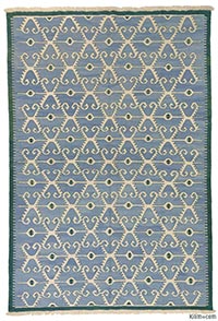 New Turkish kilim area rug
