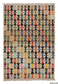 New Turkish kilim area rug