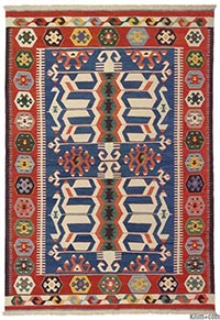 New Turkish kilim area rug