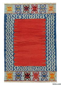 New Turkish kilim area rug