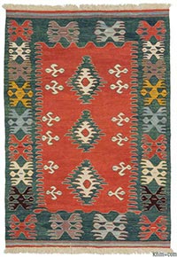 New Turkish kilim area rug