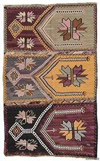Vintage Artvin kilim rug
