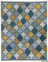 New Turkish kilim area rug