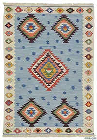 New Turkish kilim area rug