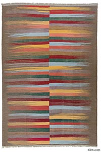 New Turkish kilim area rug