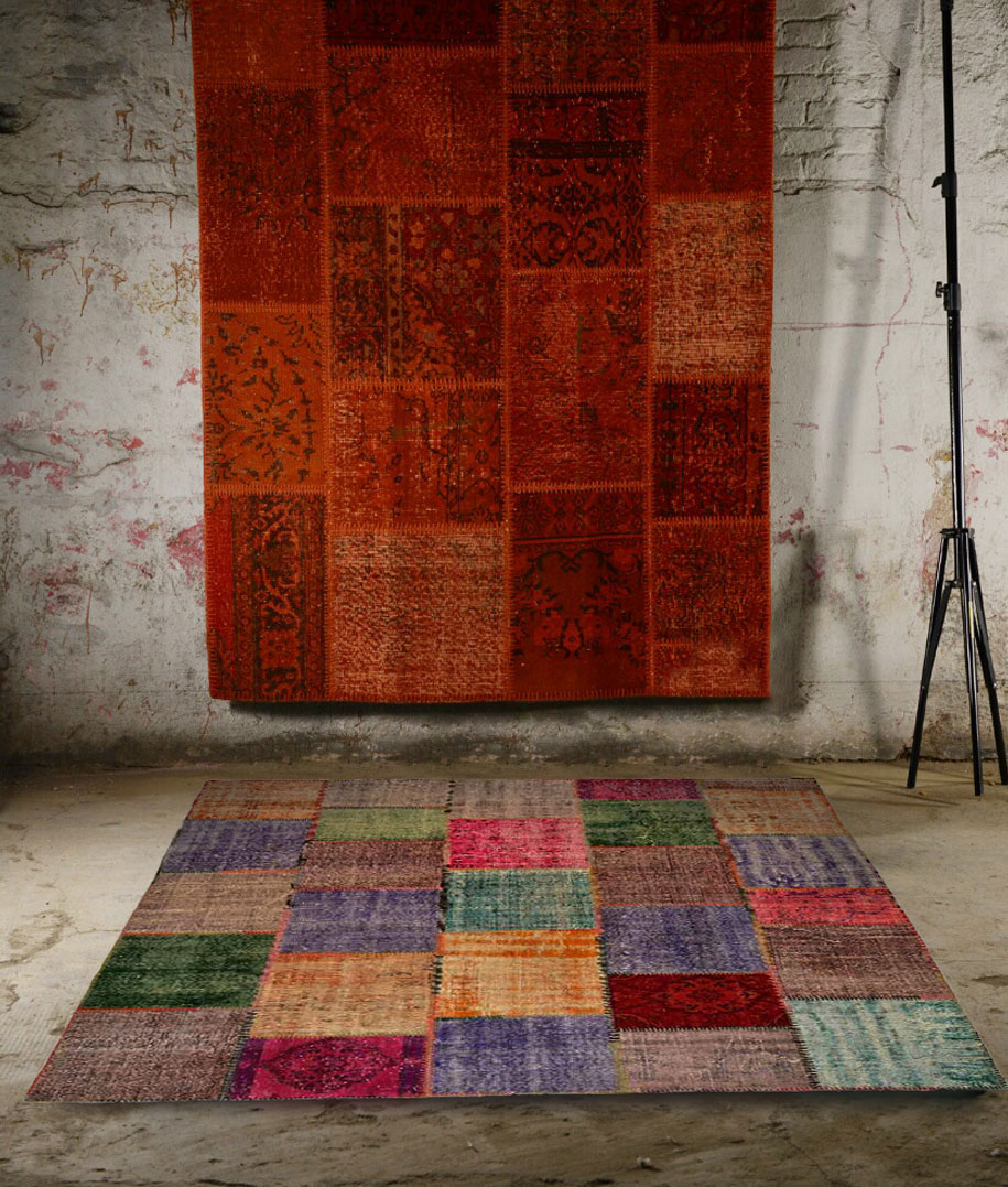 The Source For Oriental Rugs Kilims Overdyed Vintage Hand Overdyed Patchwork