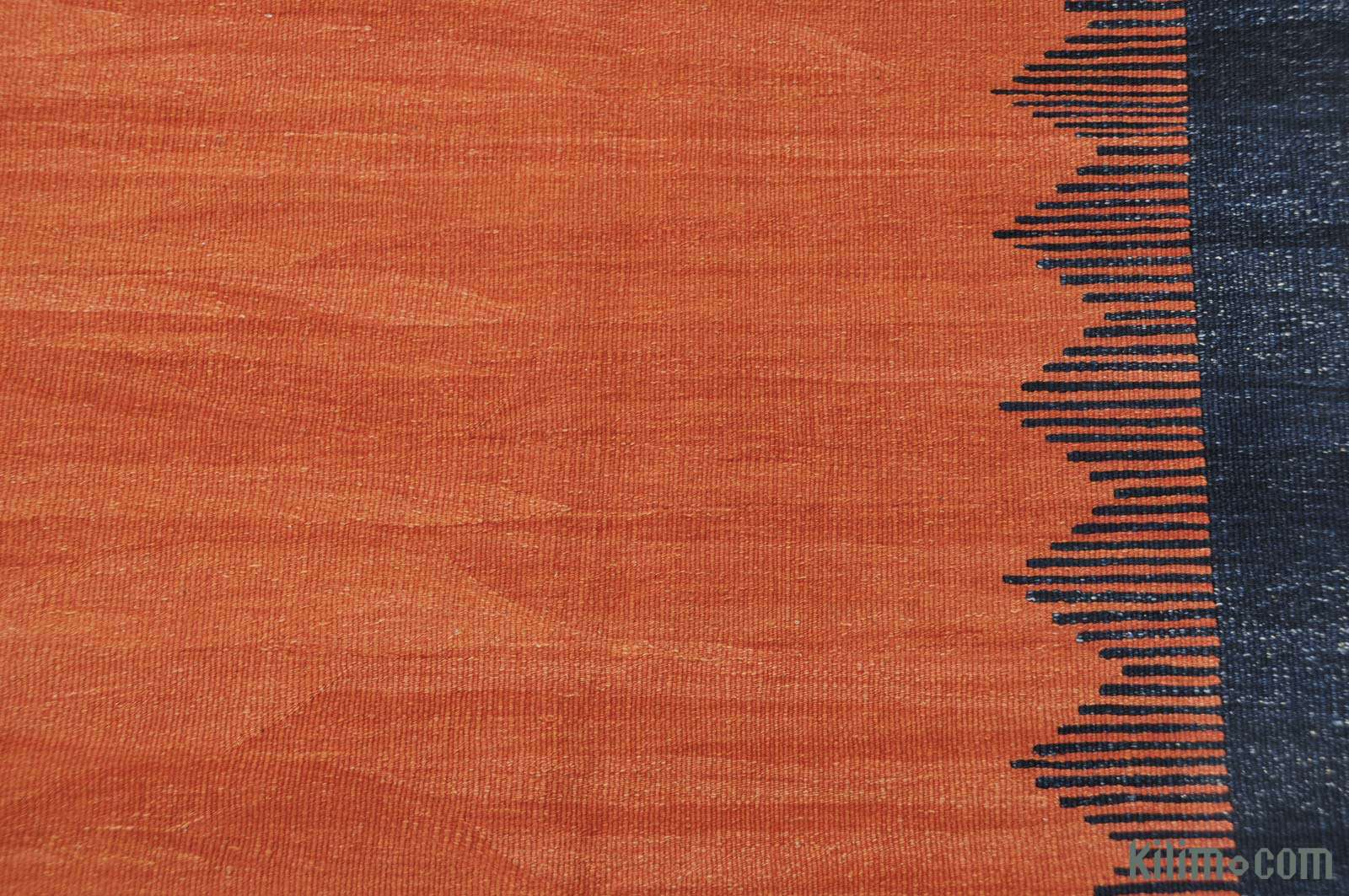 K0004380 Orange New Turkish Kilim Area Rug