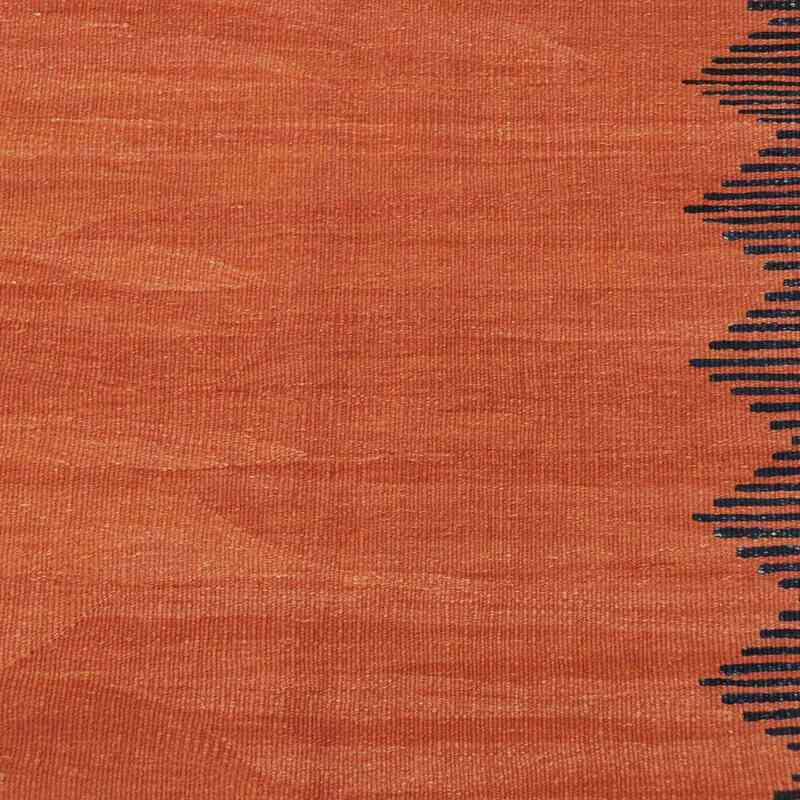 K0004380 Orange New Turkish Kilim Area Rug