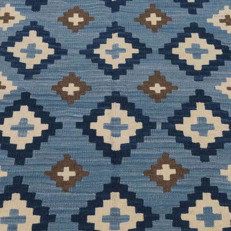 K0005545 Blue, Light Blue New Turkish Kilim Rug