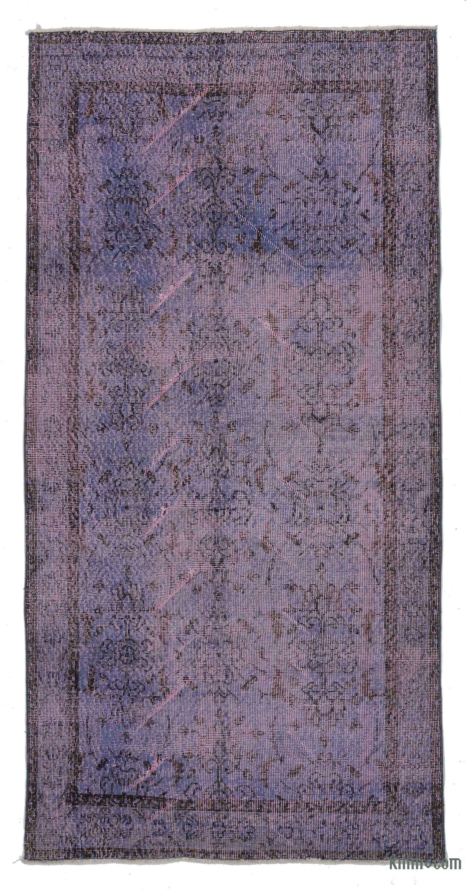 K0009217 Purple Over Dyed Turkish Vintage Rug 3 7 X 5 43 In K0009217 Purple Over Dyed Turkish Vintage Rug 3 7 X 5 43 In 89 Kilim Com The Source For Authentic Rugs Kilims