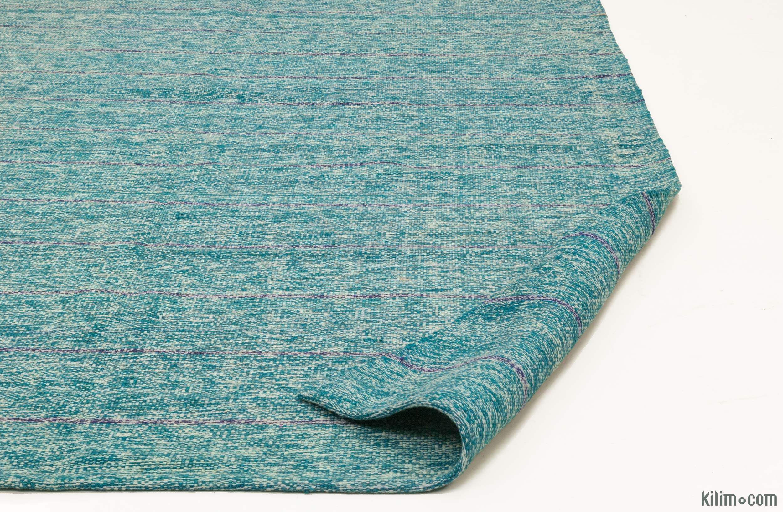 K0010519 Light Blue Neo Caspian Kilim Rug