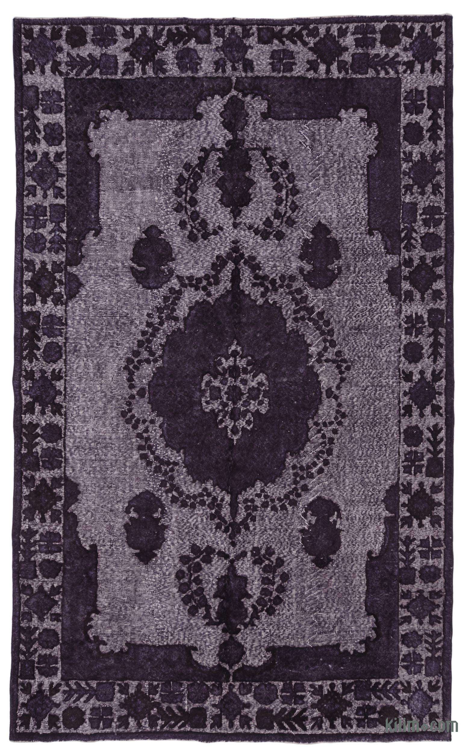 Design Overdyed Rugs k0010649 black grey hand carved over dyed rug kilim rugs rug