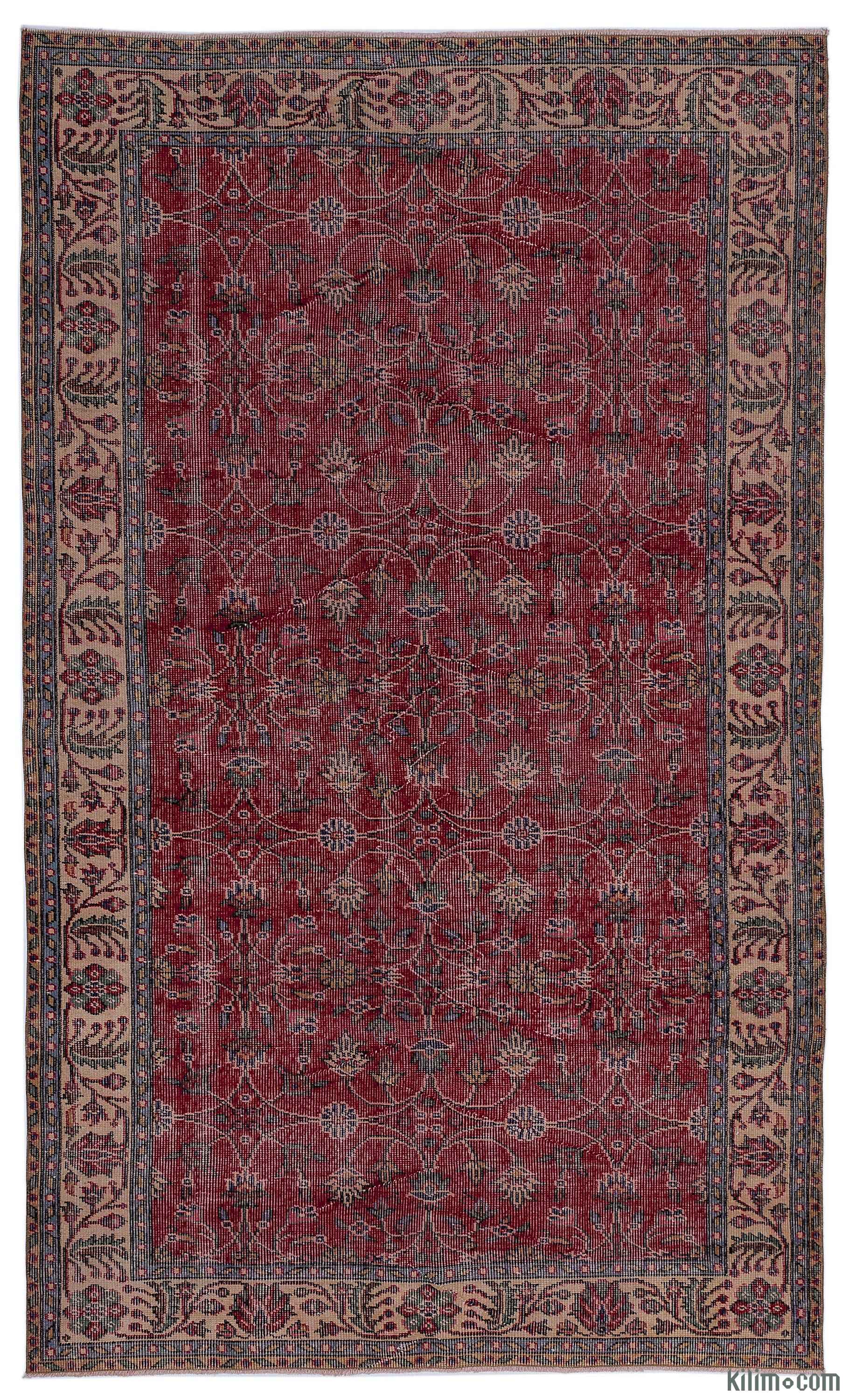Turkish Vintage Area Rug 5 1 X 8 61 In 104