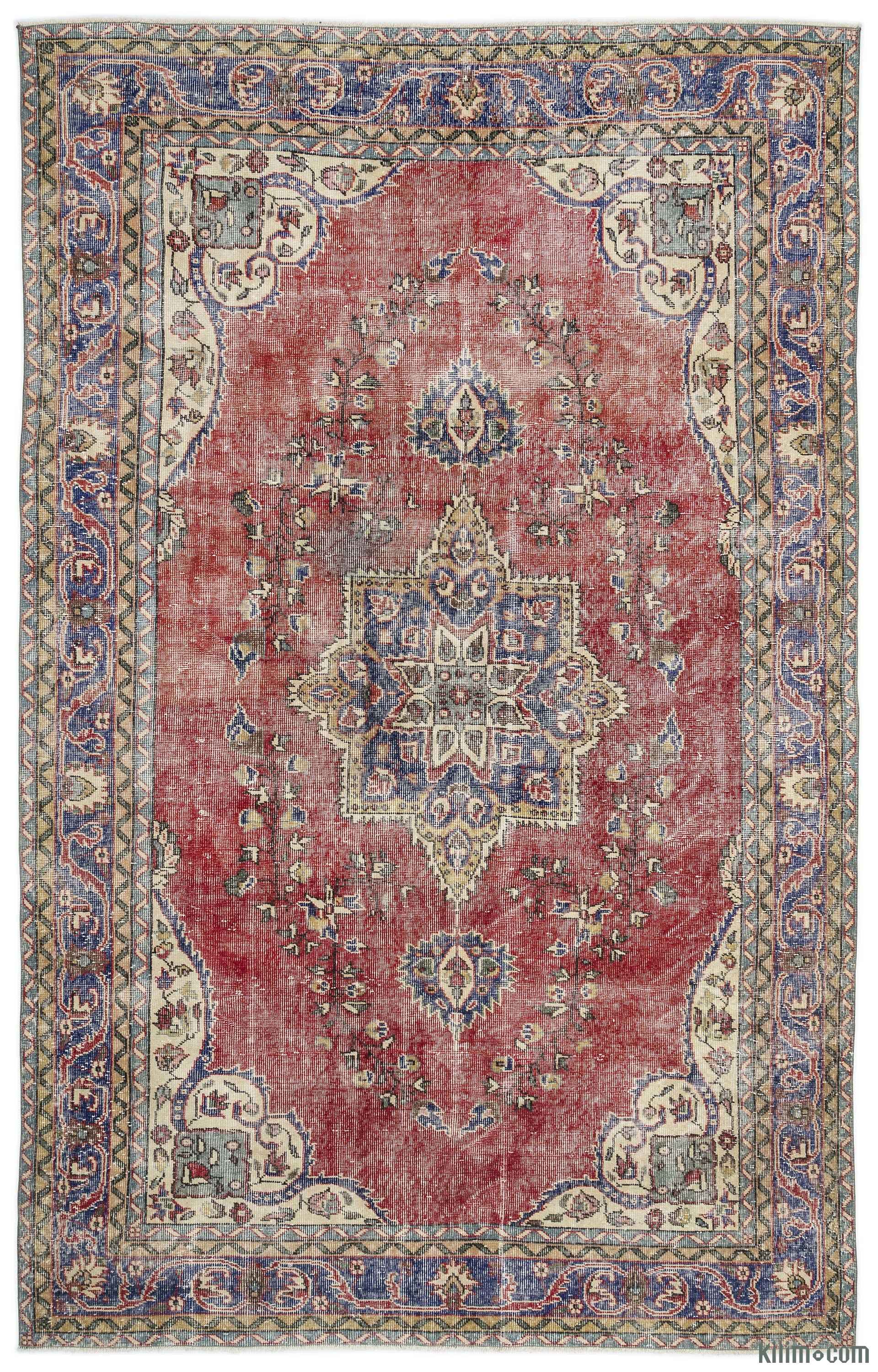 Turkish Vintage Area Rug 6 3 X 10 75 In 120