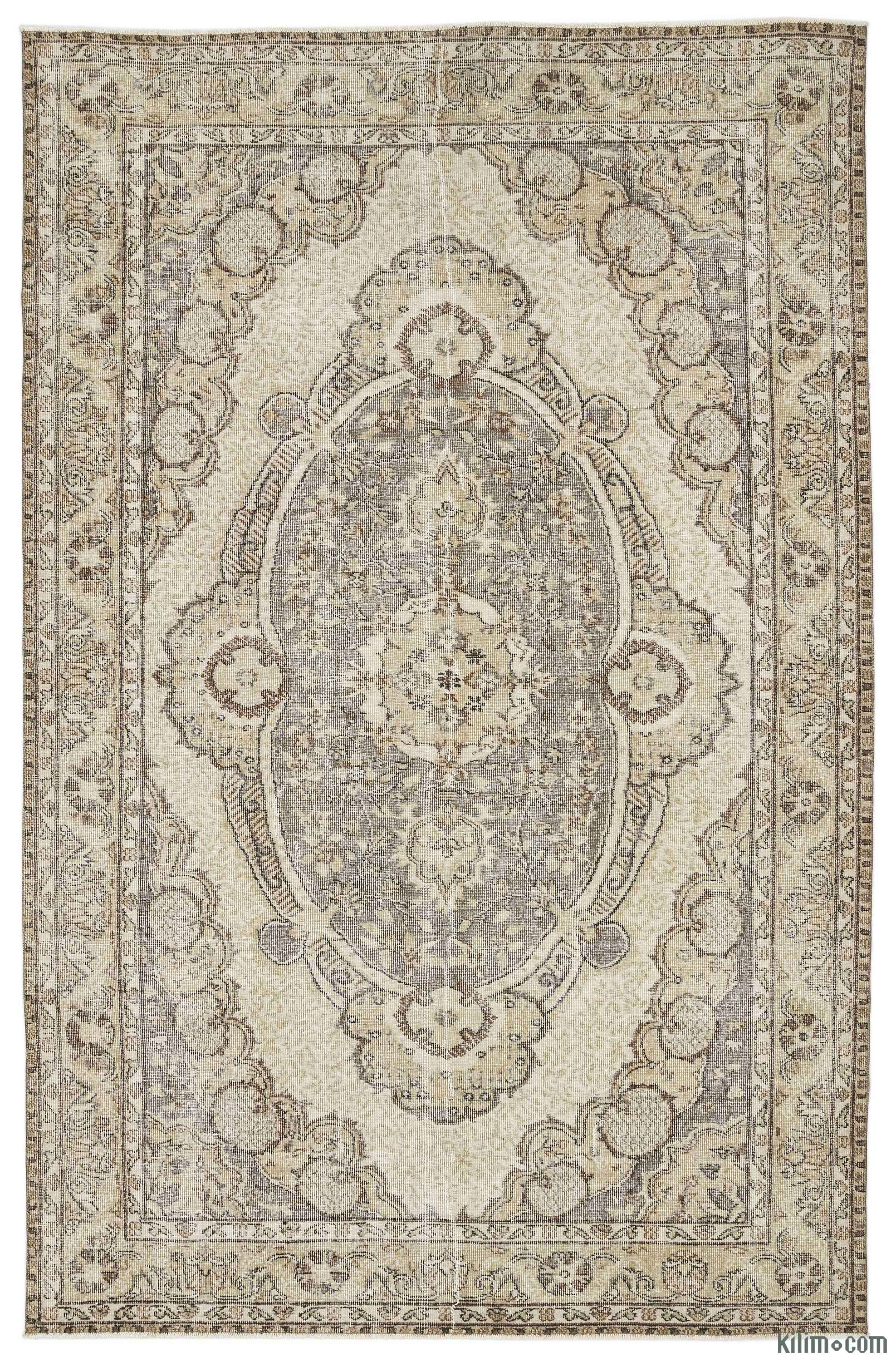 K0012780 Beige Turkish Vintage Rug Beige Turkish Vintage Rug