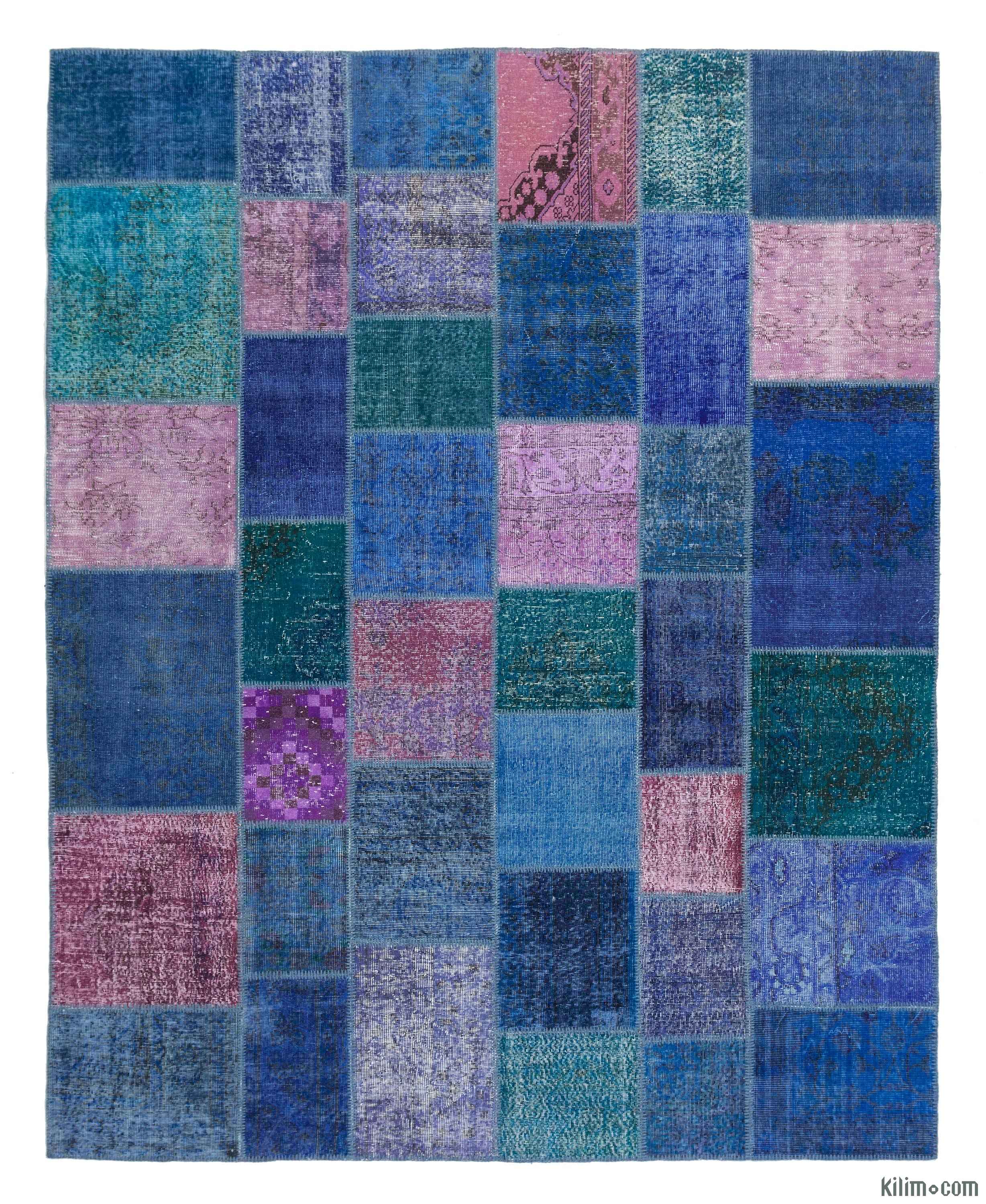 K0016095 Over Dyed Turkish Patchwork Rug 8 1 X 10 97 In 120 Over Dyed Turkish Patchwork Rug 8 1 X 10 97 In 120