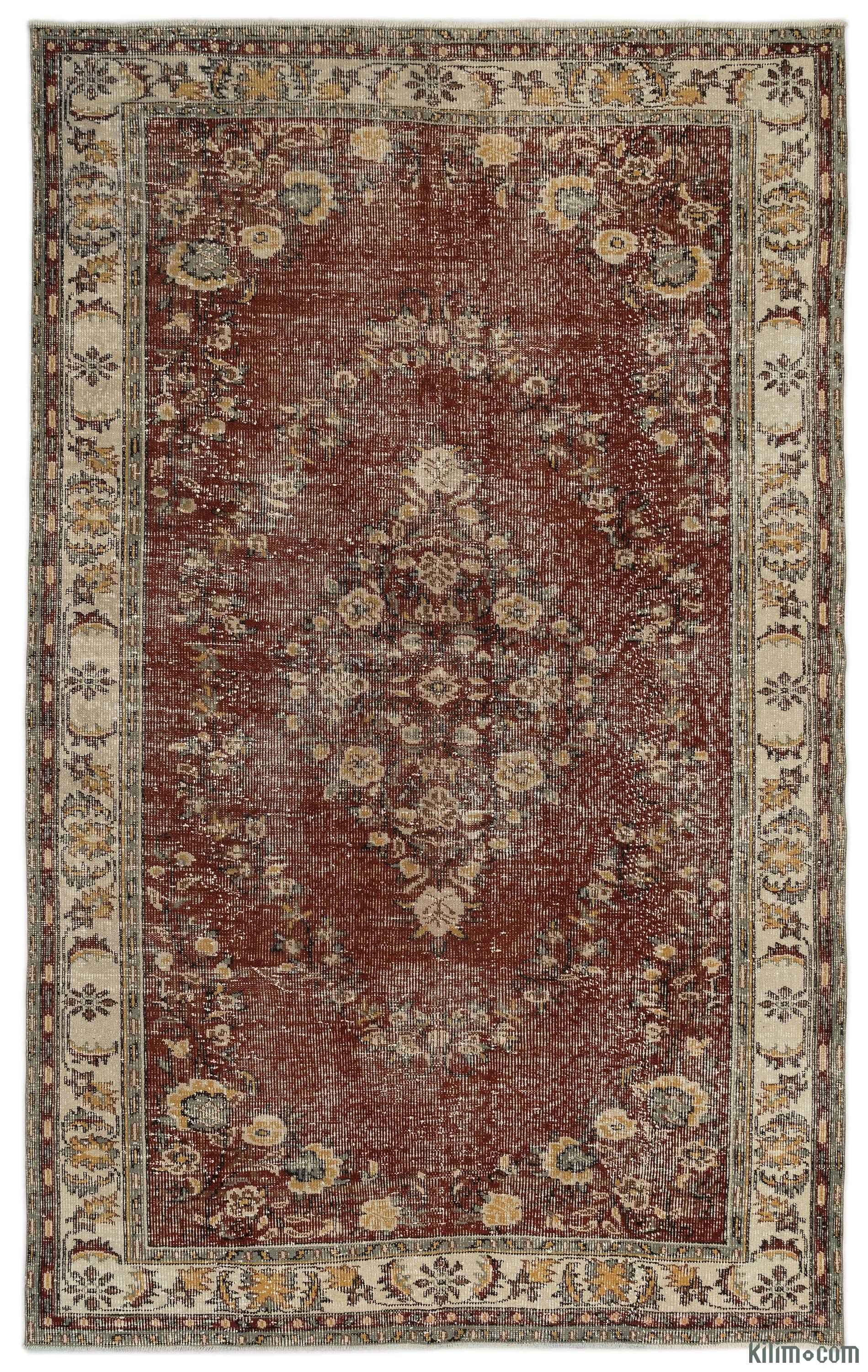 Turkish Vintage Area Rug 6 4 X 10 2 76 In 122