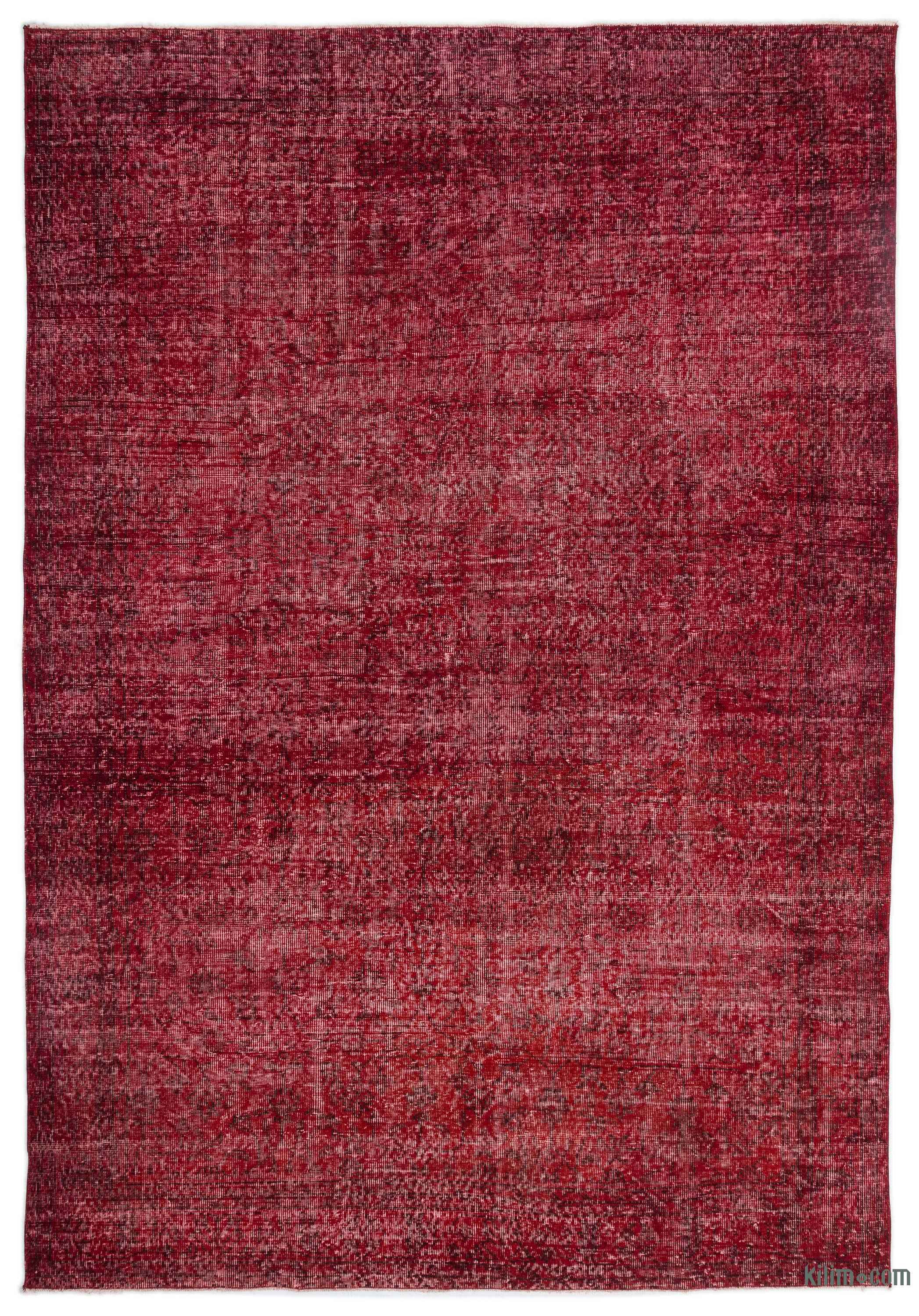 Overdyed Rugs Kilim Rugs, Overdyed Vintage Rugs, Handmade Turkish