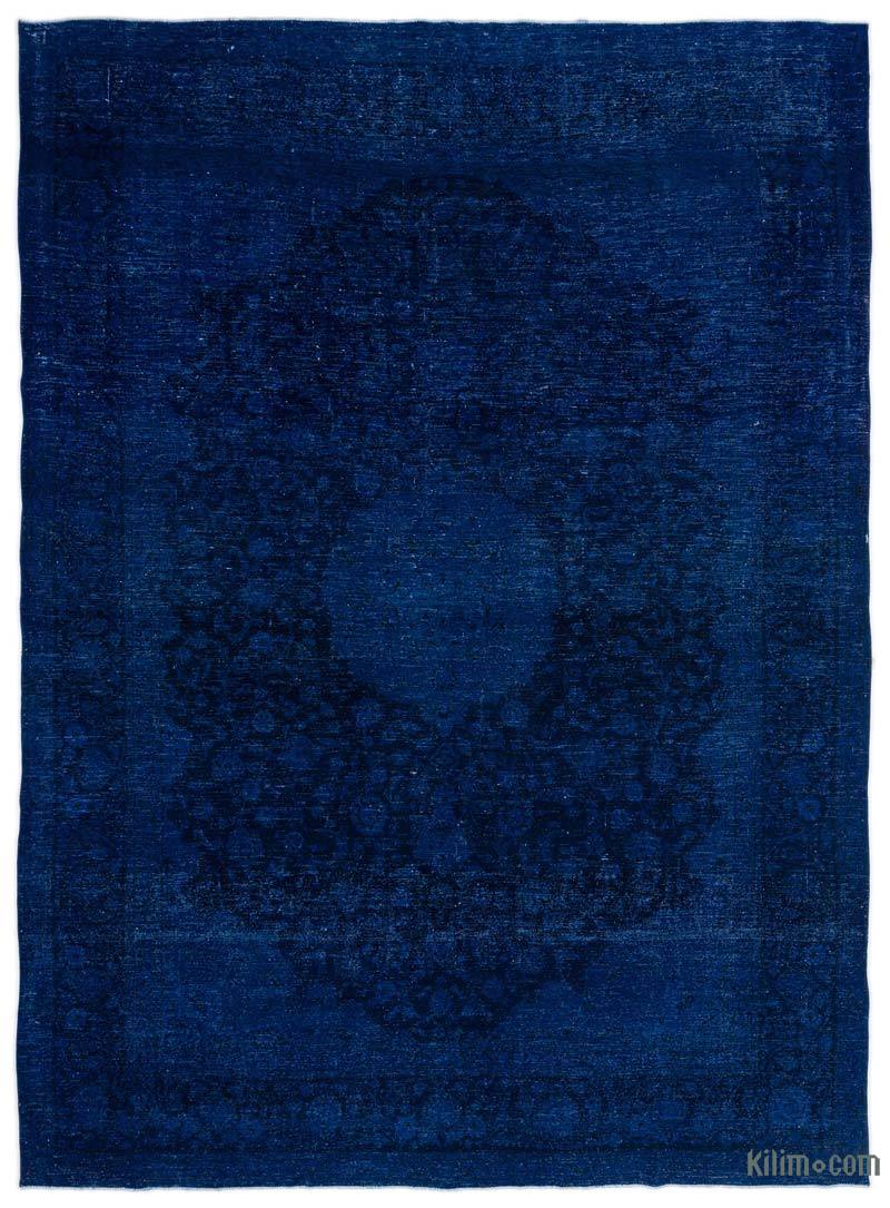 K0020045 Blue Over Dyed Persian Vintage Rug Blue Over Dyed Persian Vintage Rug