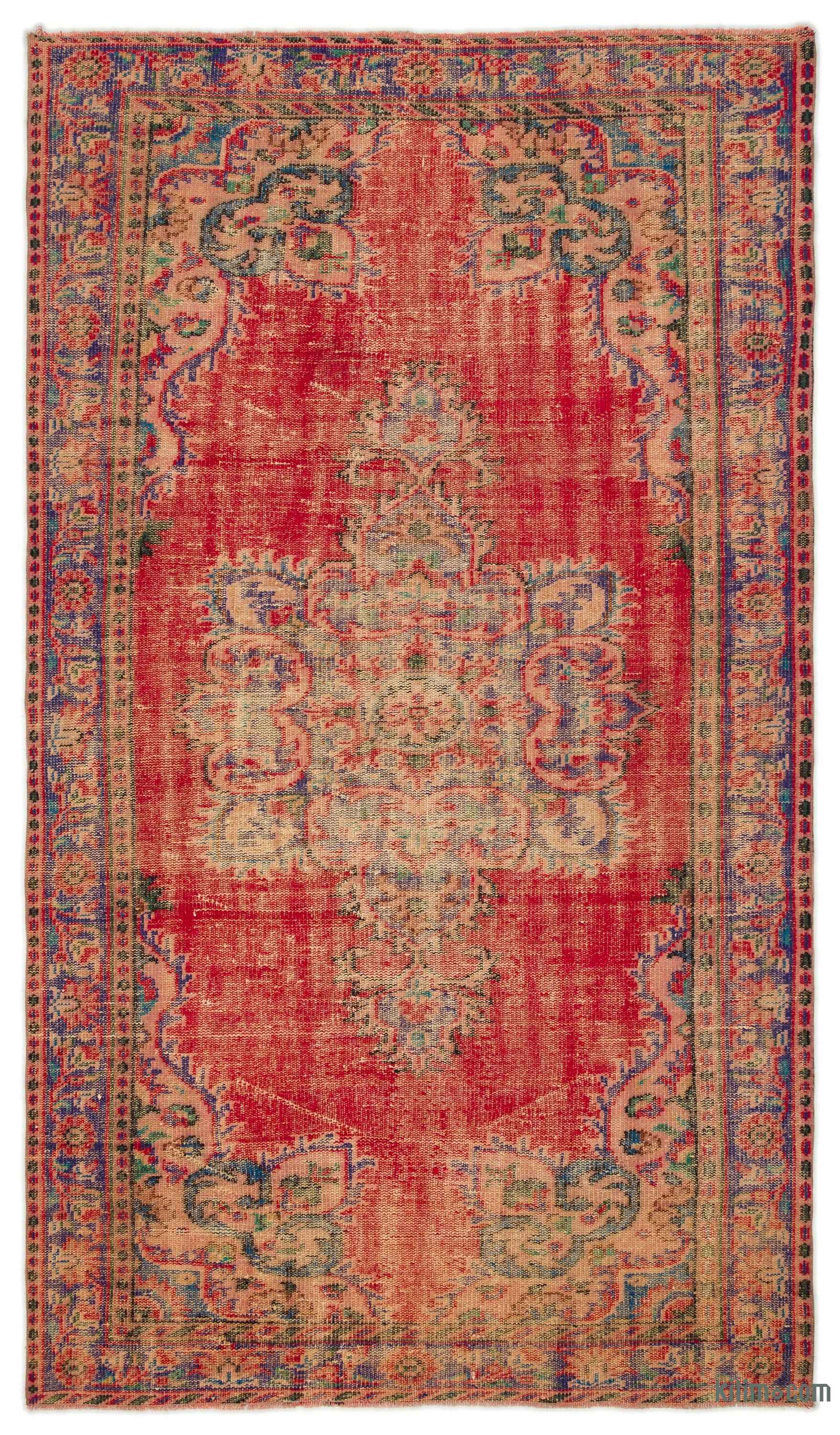 K0022501 Turkish Vintage Area Rug 5 3 X 9 2 63 In 110 K0022501 Turkish Vintage Area Rug 5 3 X 9 2 63 In 110 Kilim Com The Source For Authentic Rugs Kilims Overdyed Oriental