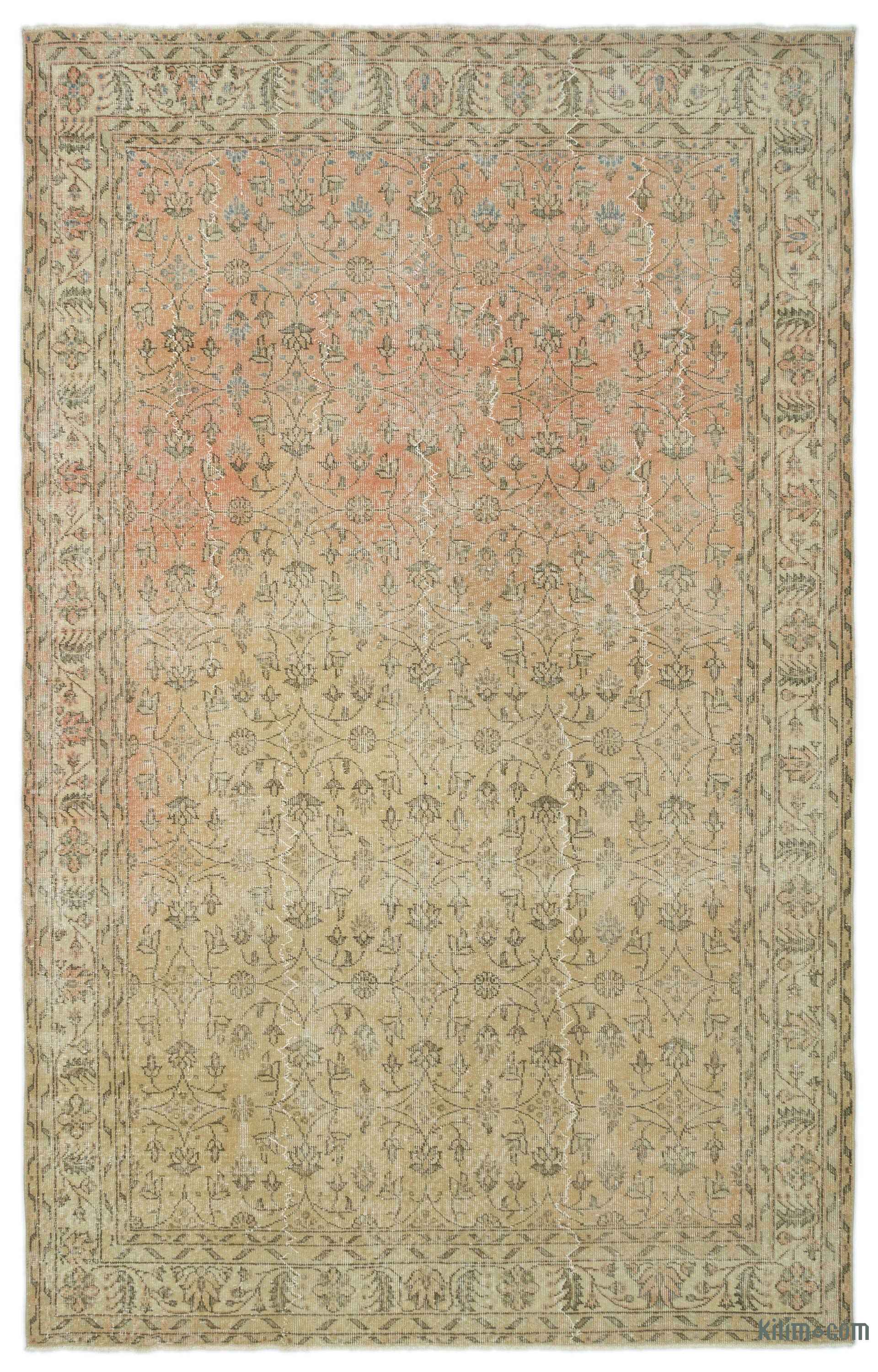 Turkish Vintage Area Rug 6 7 X 10 79 In 126 - 10 By 6 Area Rugs Turkish Vintage Area Rug 6 7 X 10 79 In 126 - 10 By 6 Area Rugs
