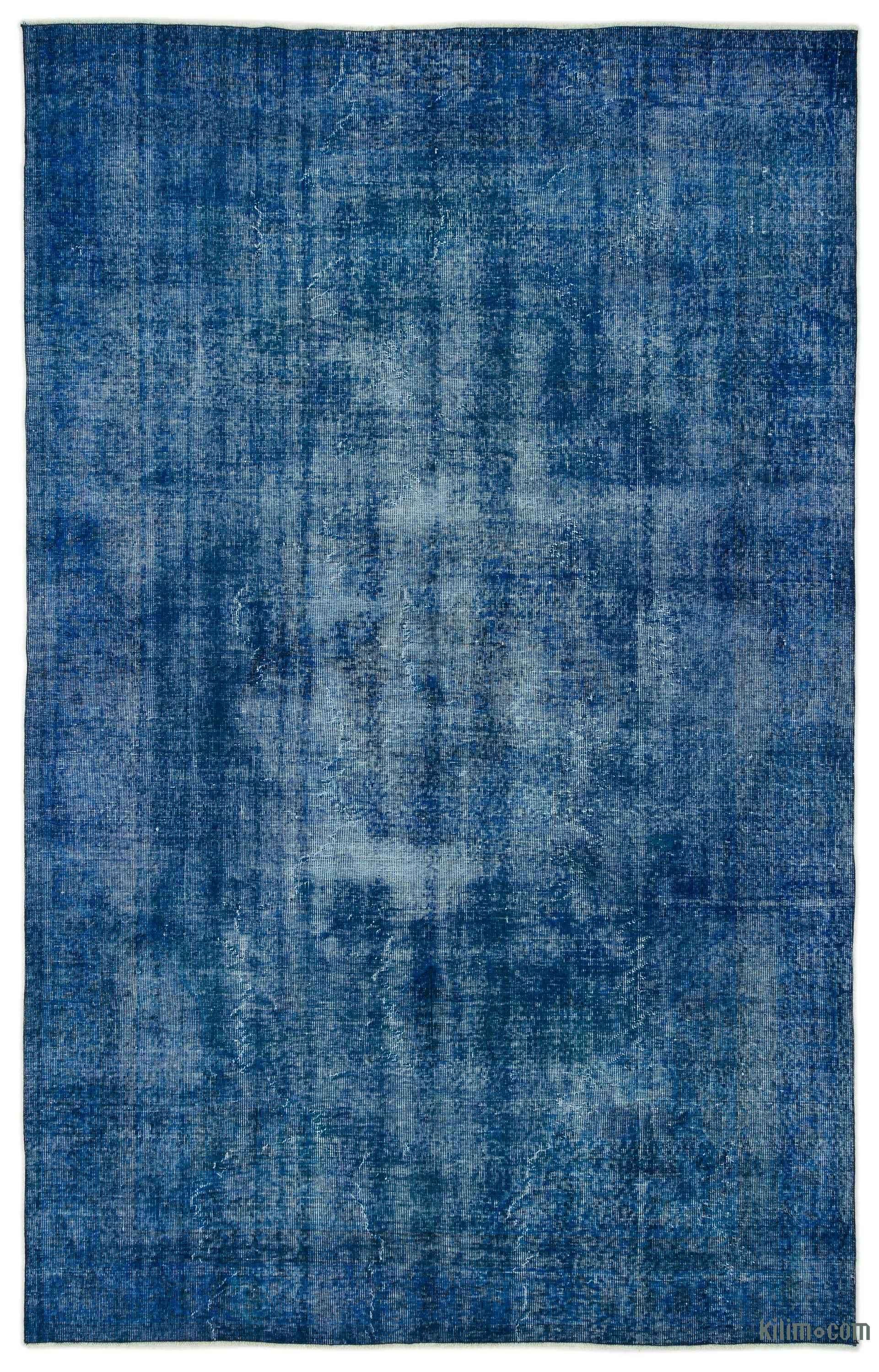 K0023755 Blue Over Dyed Turkish Vintage Rug 6 4 X 10 1 76 In K0023755 Blue Over Dyed Turkish Vintage Rug 6 4 X 10 1 76 In 121 Kilim Com The Source For Authentic Rugs Kilims