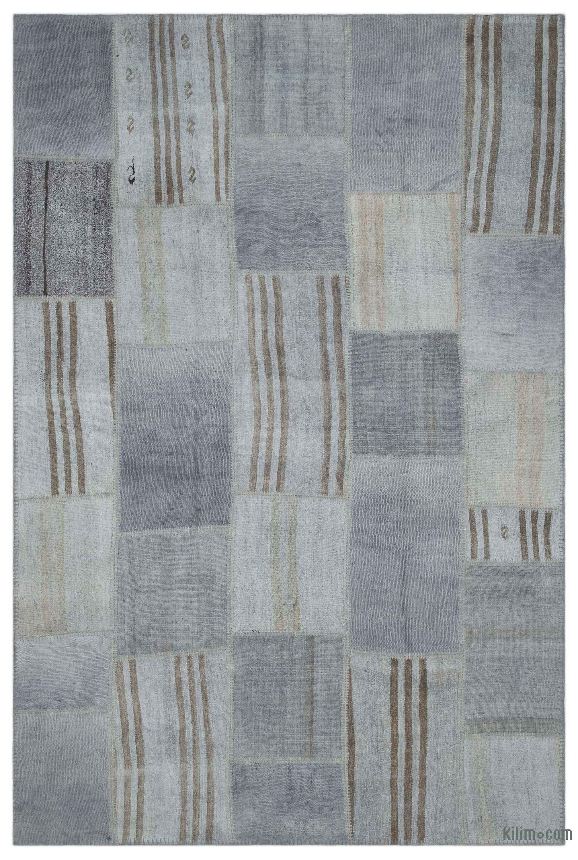 K0027121 Over Dyed Patchwork Kilim Rug 6 7 X 9 11 79 In Over Dyed Patchwork Kilim Rug 6 7 X 9 11 79 In 119